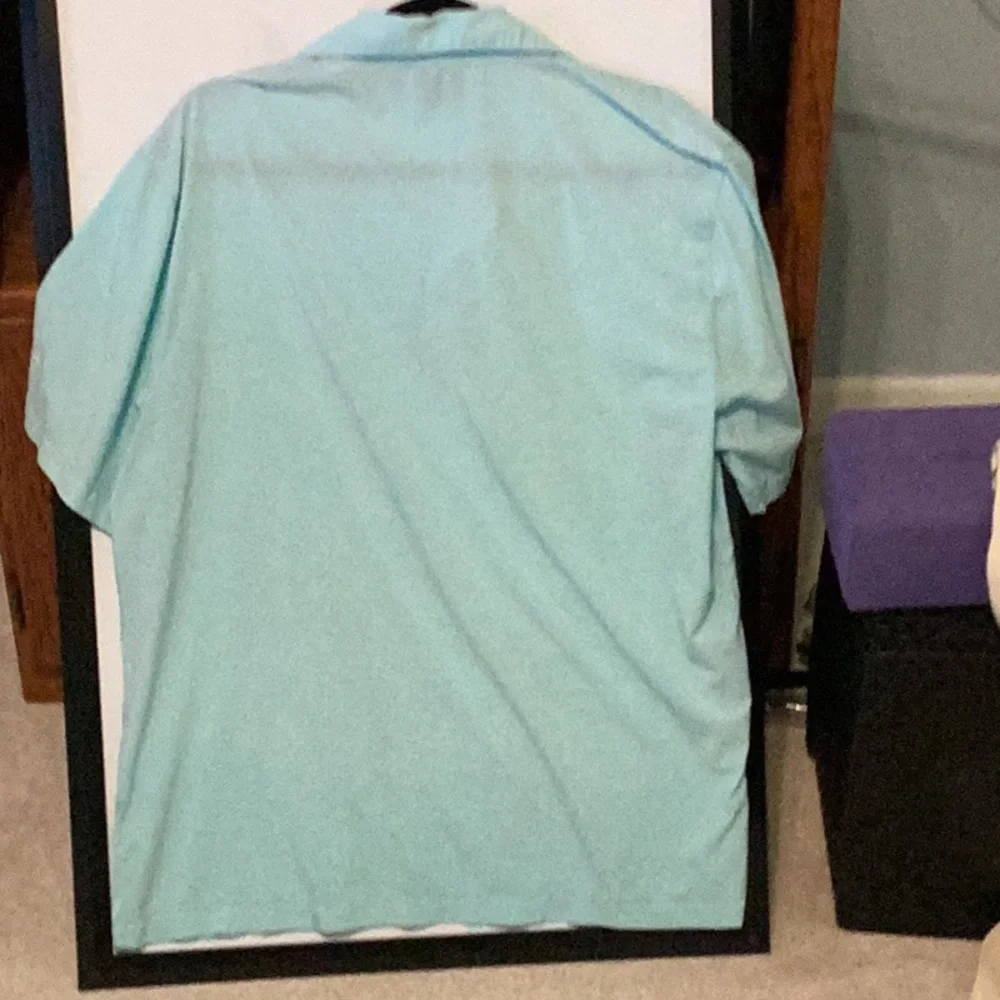 Greg Norman Collection Blue Polo Shirt - Picture 4 of 4